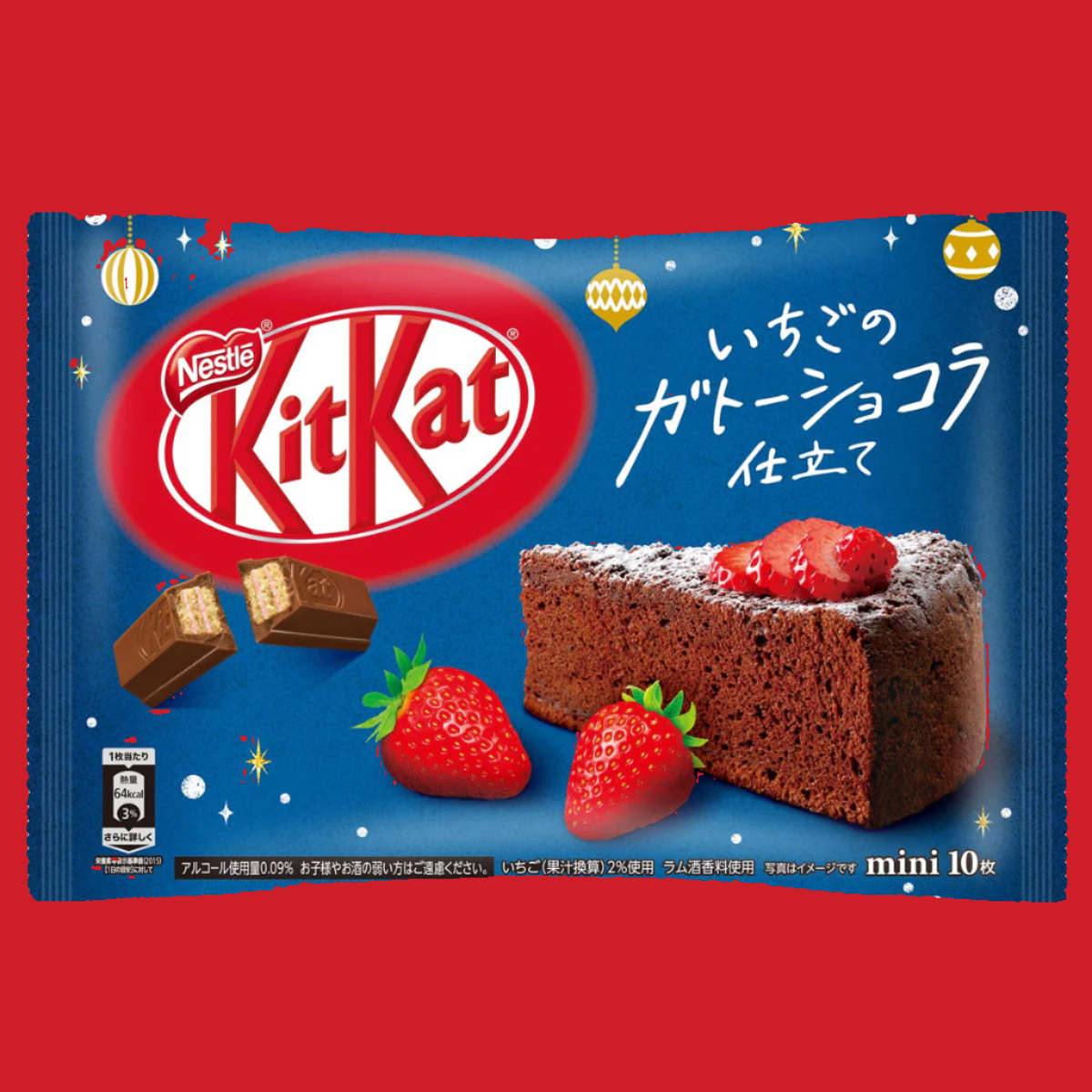 Kit Kat Strawberry Chocolate Cake Wafer 116g (Japan)