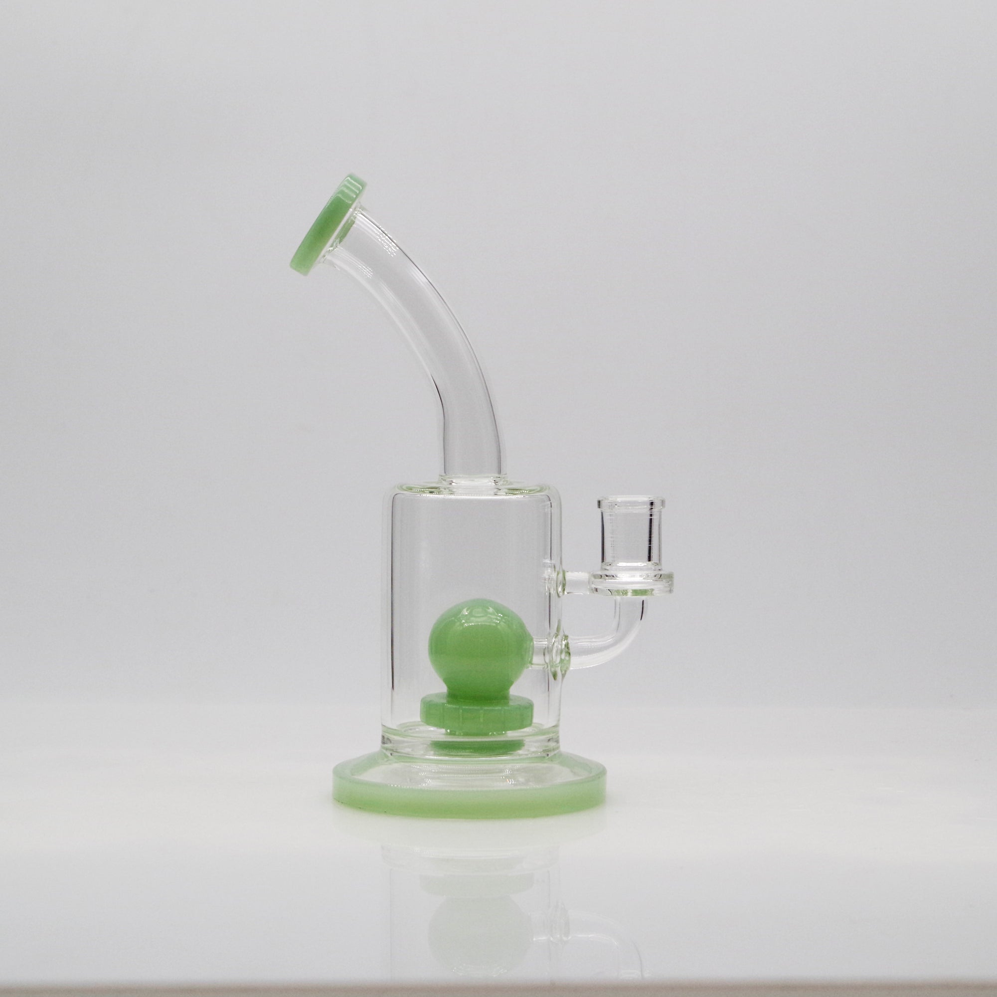 Banger Hanger with Internal Ball and Perc (Online Only) - Smoke
