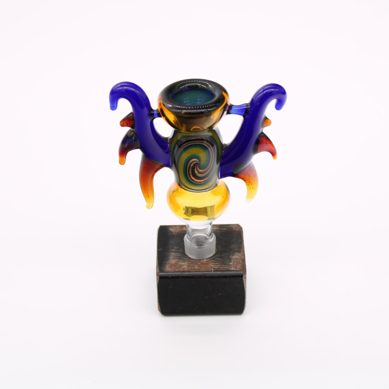 Heady Worked With Spikes 14MM Slide - 4