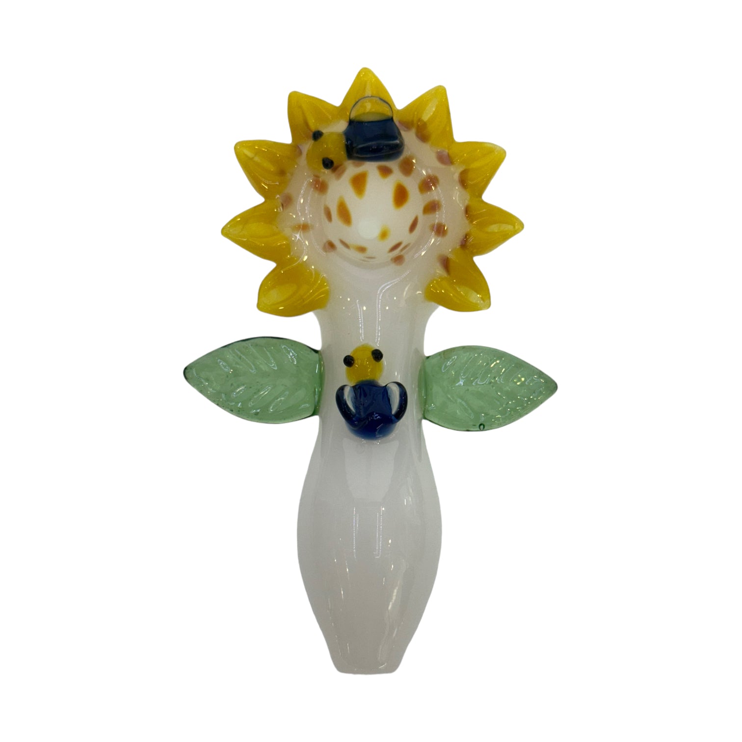 Colorful Sunflower Spoon - White