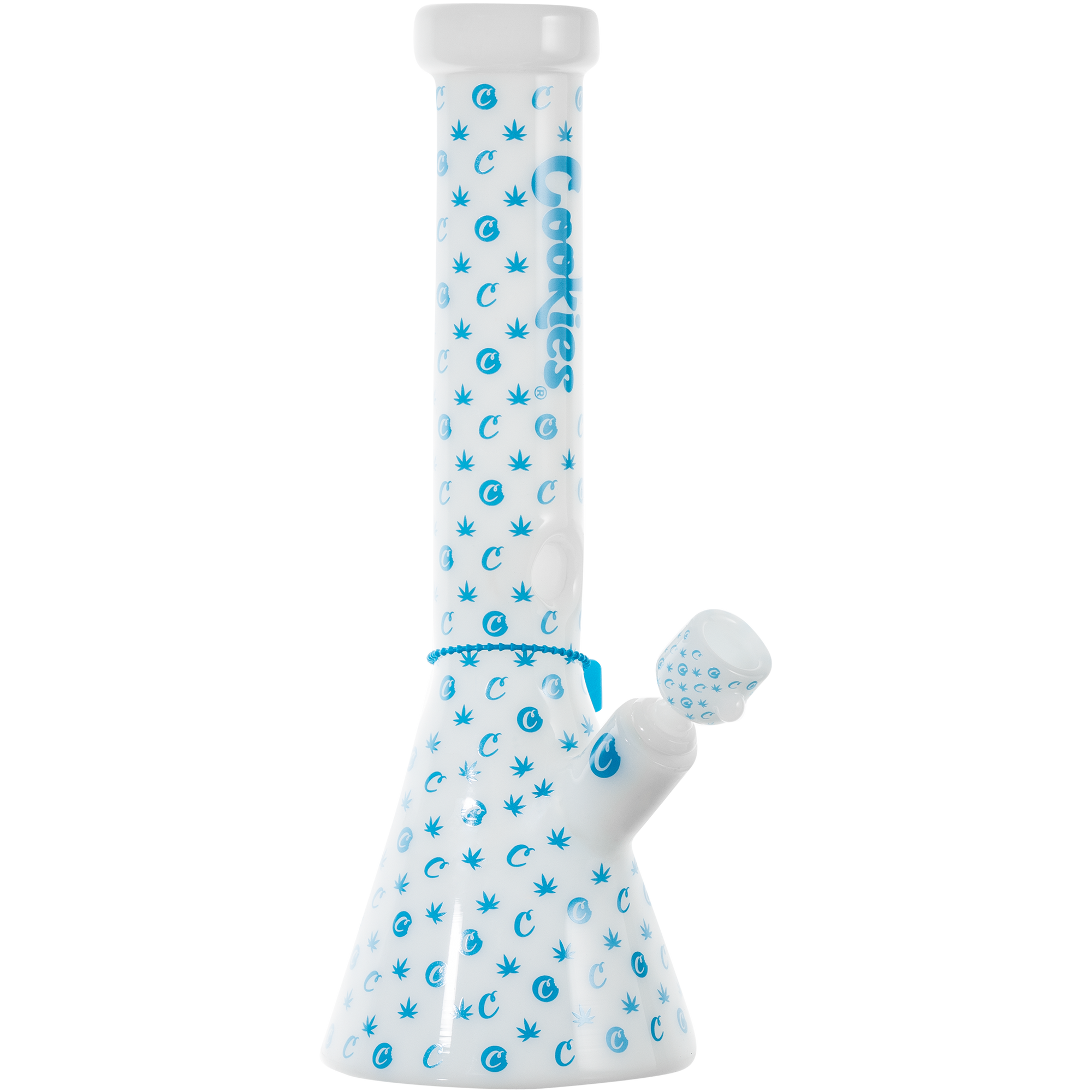 Cookies V Beaker Bong (ONLINE ONLY) - White