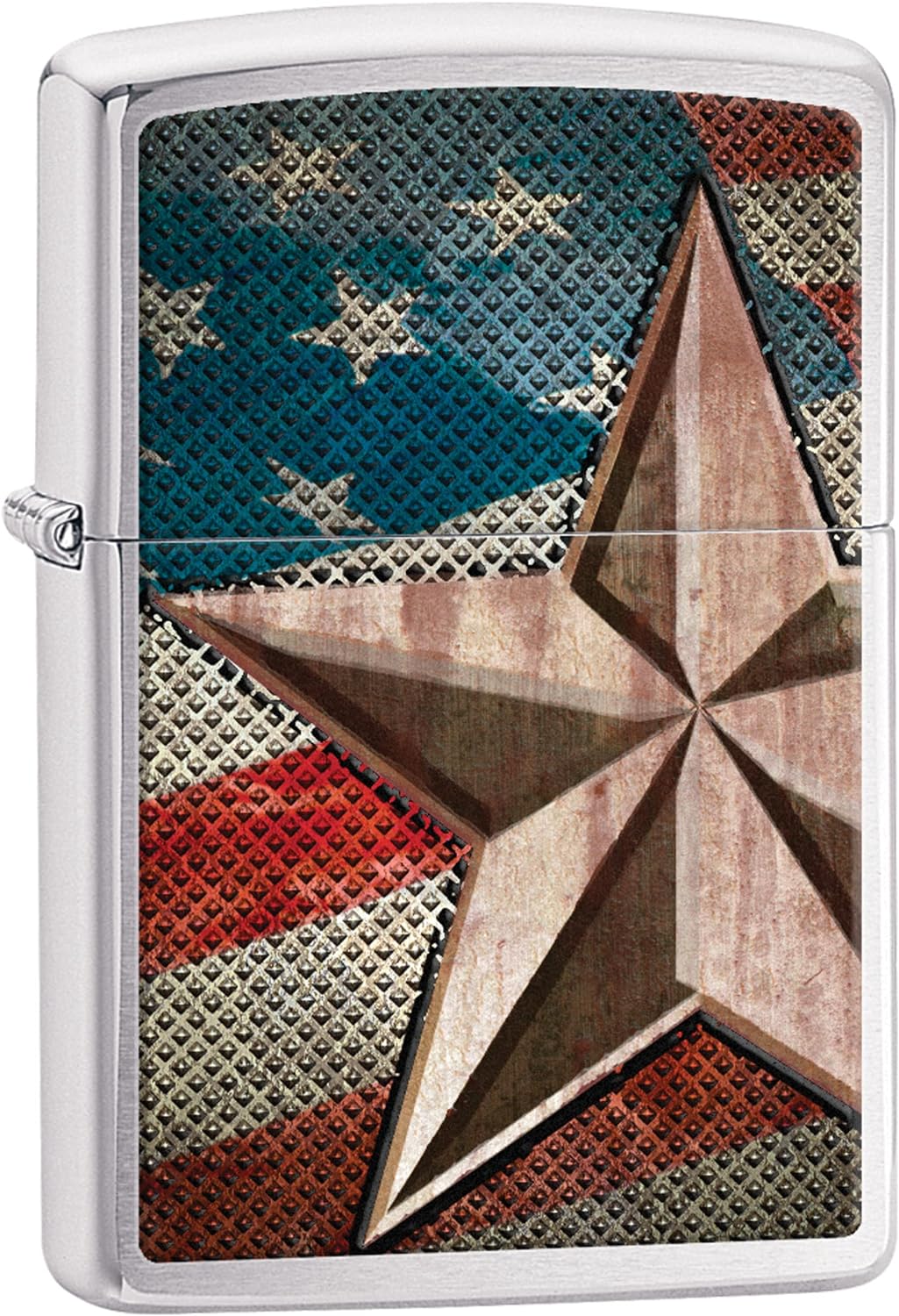 Zippo Lighters - 15 American Flag With Star