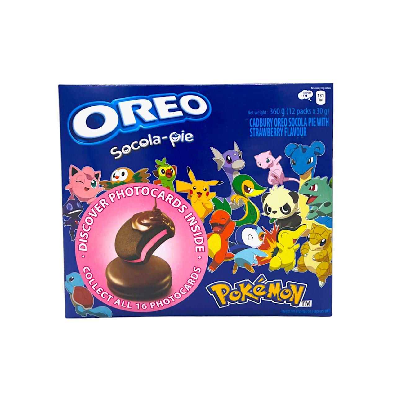 Oreo Socola Pie Strawberry Pokémon Edition (Photocards inside) 360g (Vietnam)