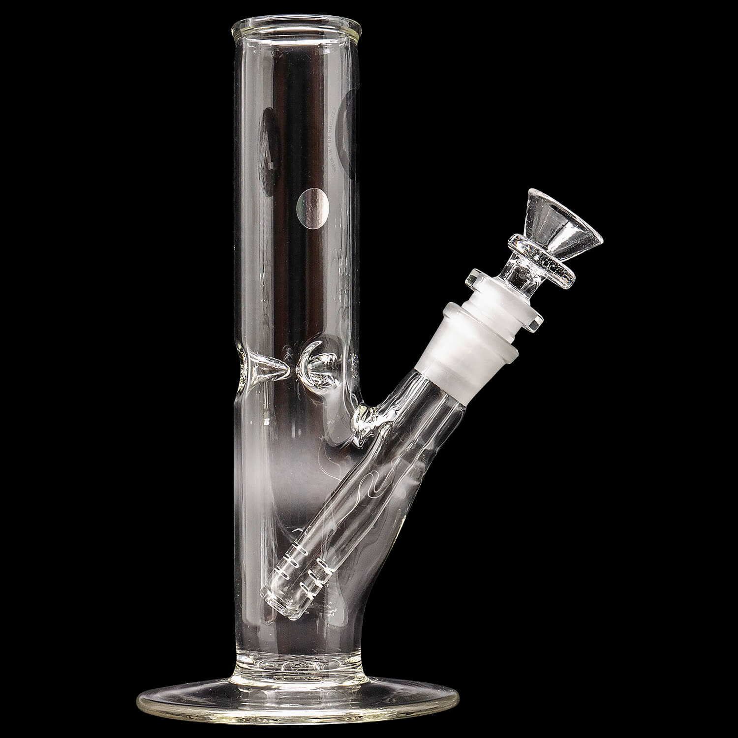 LA Pipes 8" Straight Bong with Ice Pinch (ONLINE ONLY)