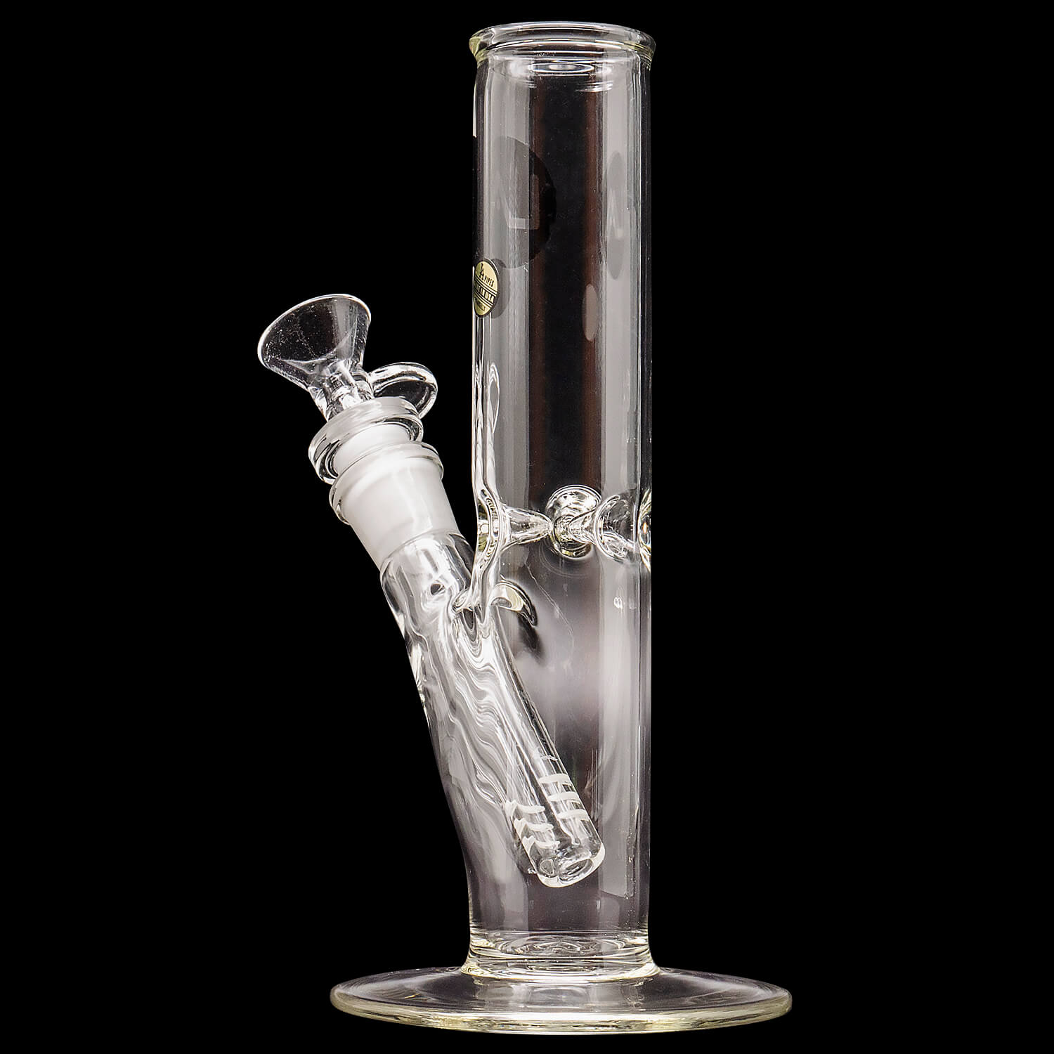 LA Pipes 8" Straight Bong with Ice Pinch (ONLINE ONLY)