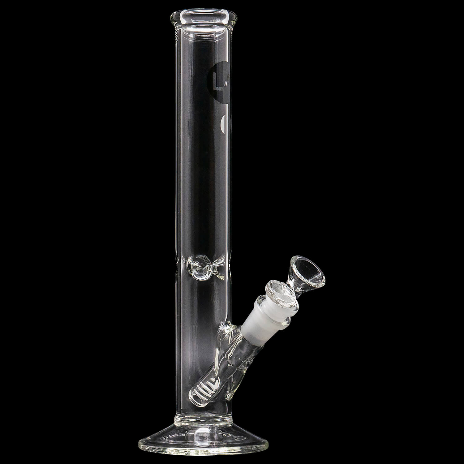 LA Pipes 12" Clear Straight Shot Bong (ONLINE ONLY)