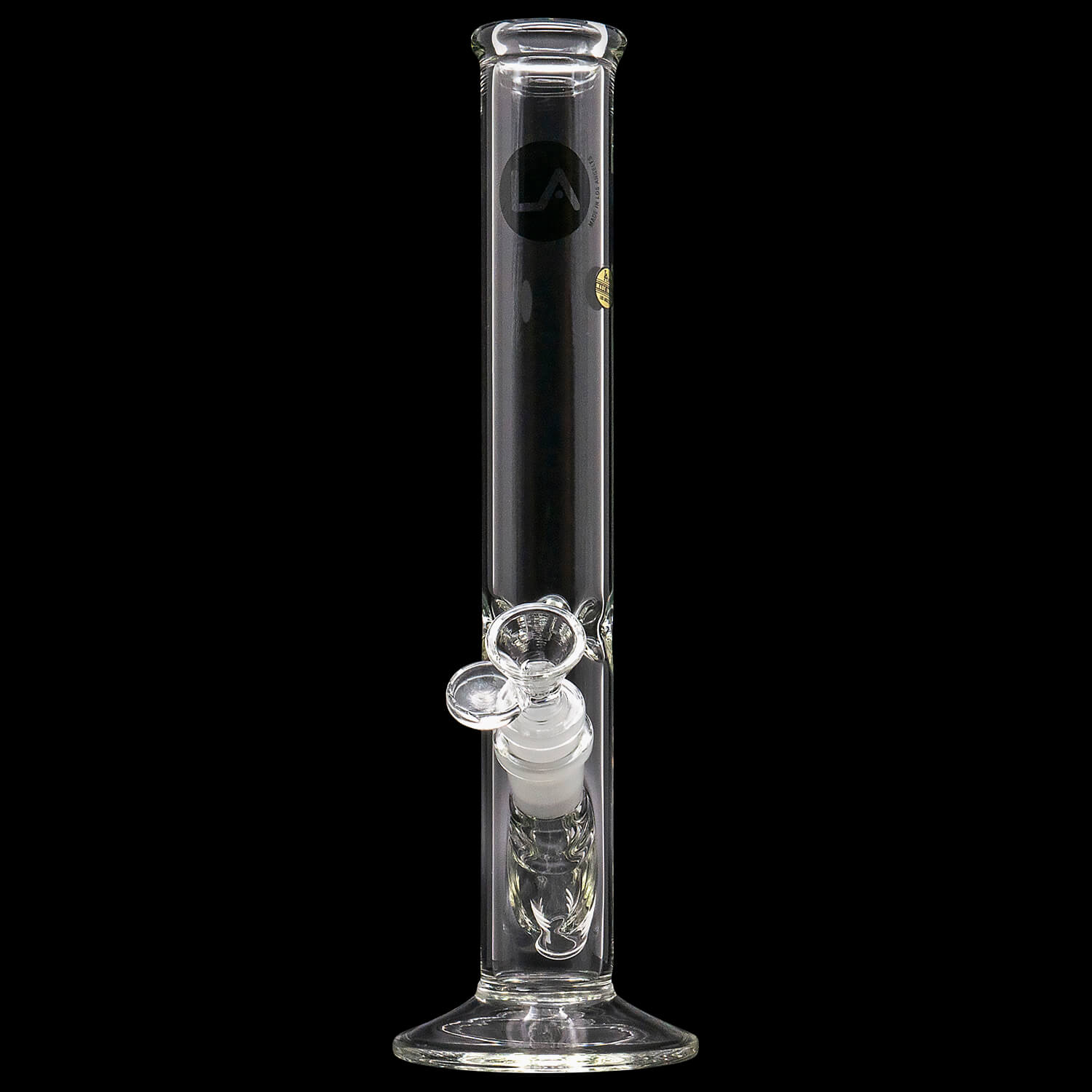 LA Pipes 12" Clear Straight Shot Bong (ONLINE ONLY)