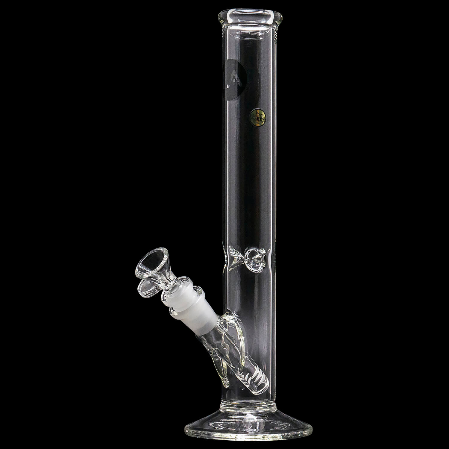 LA Pipes 12" Clear Straight Shot Bong (ONLINE ONLY)