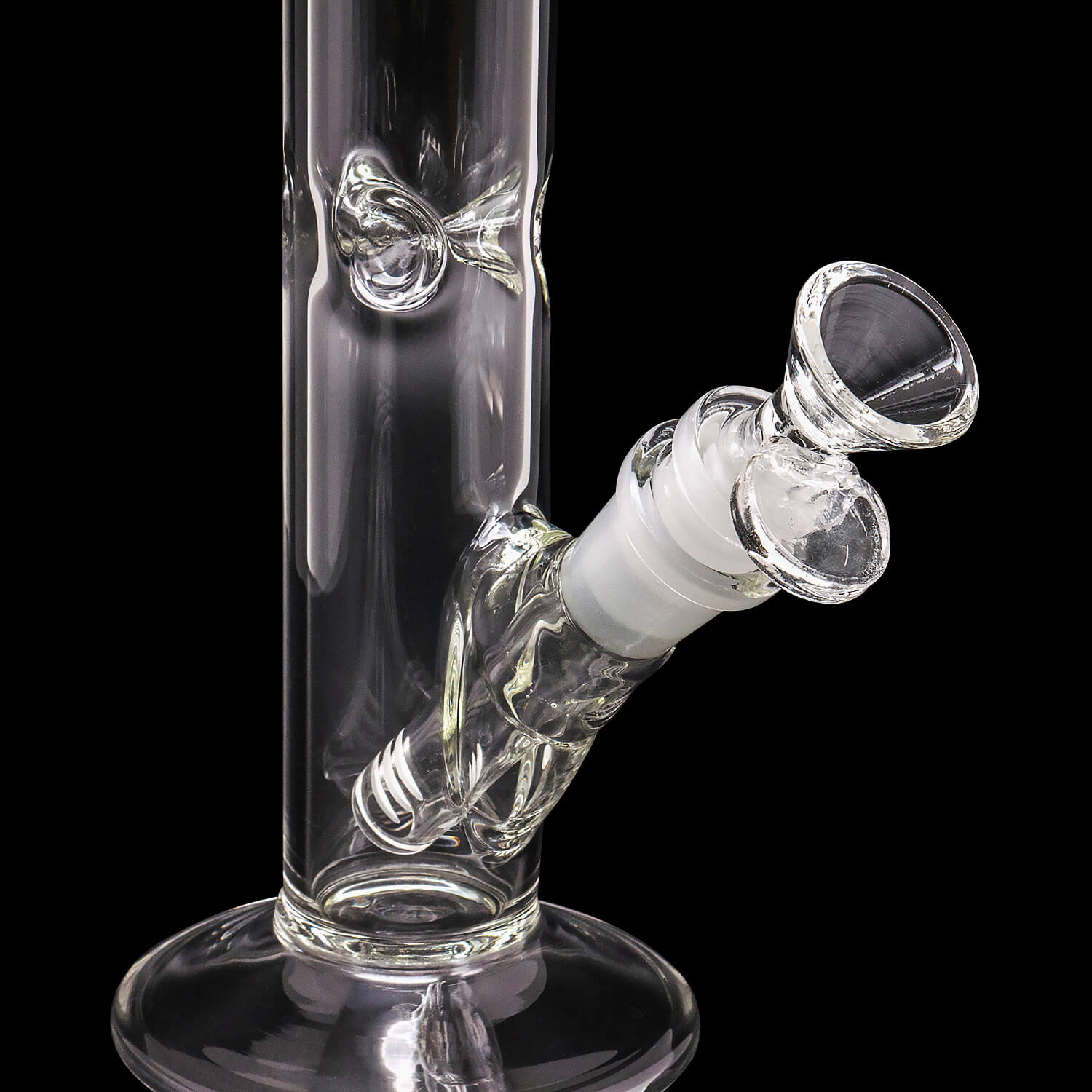 LA Pipes 12" Clear Straight Shot Bong (ONLINE ONLY)