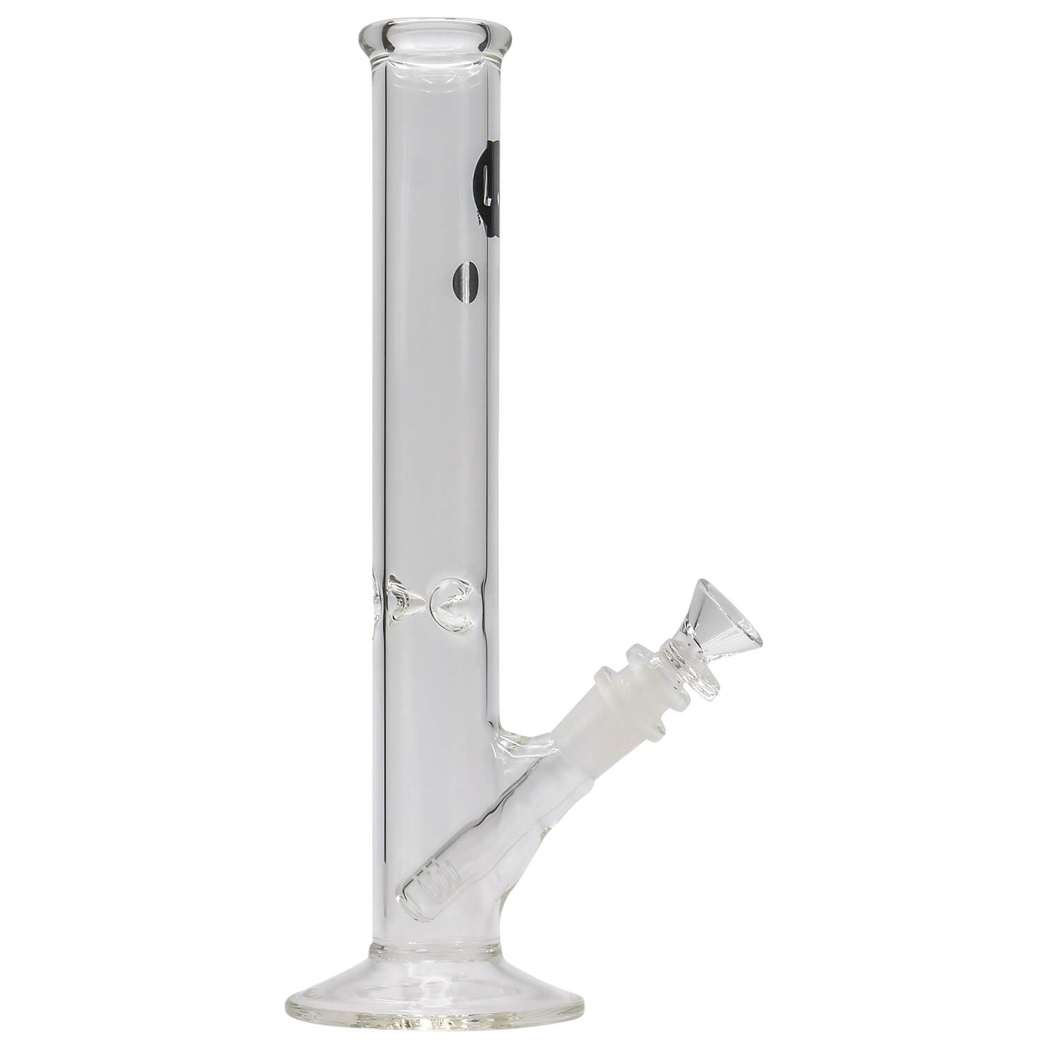 LA Pipes 12" Clear Straight Shot Bong (ONLINE ONLY)