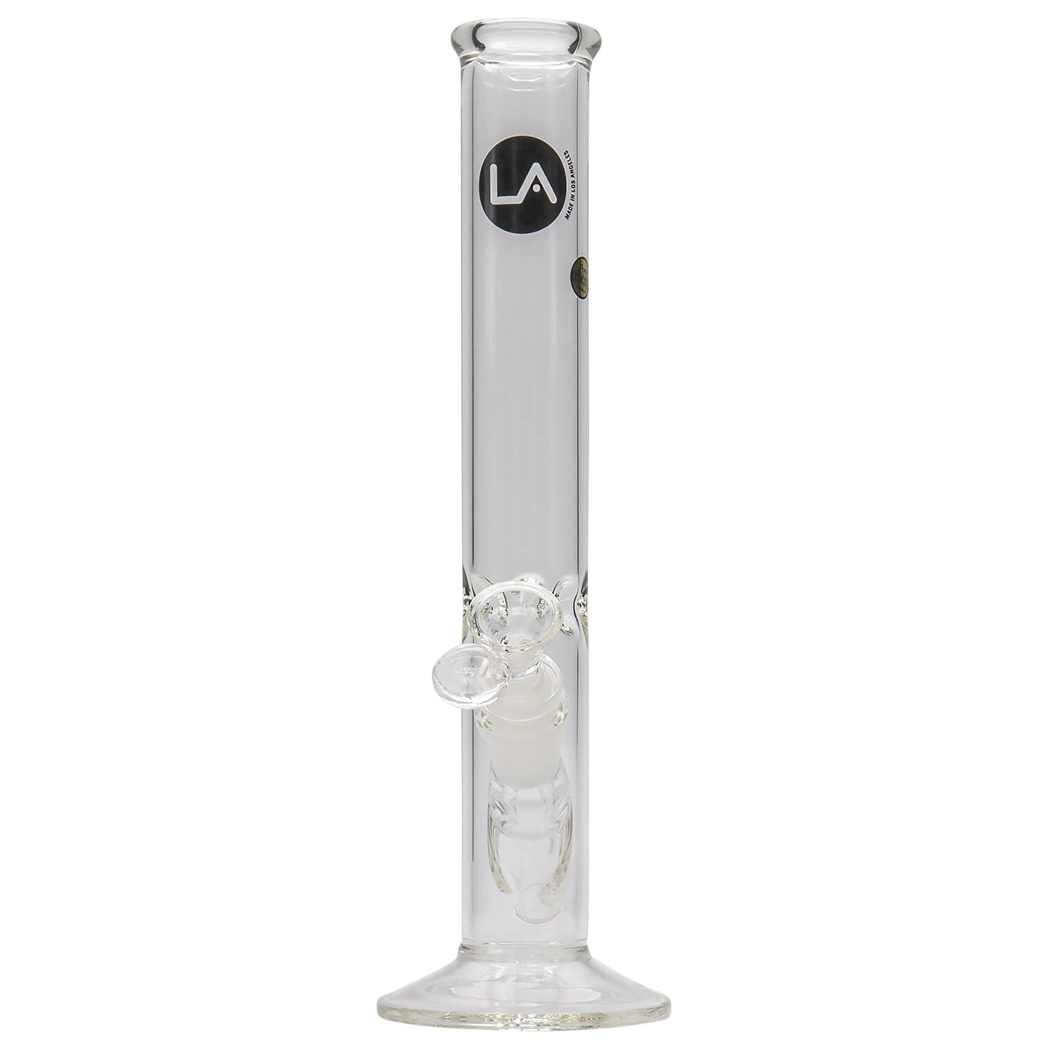 LA Pipes 12" Clear Straight Shot Bong (ONLINE ONLY)