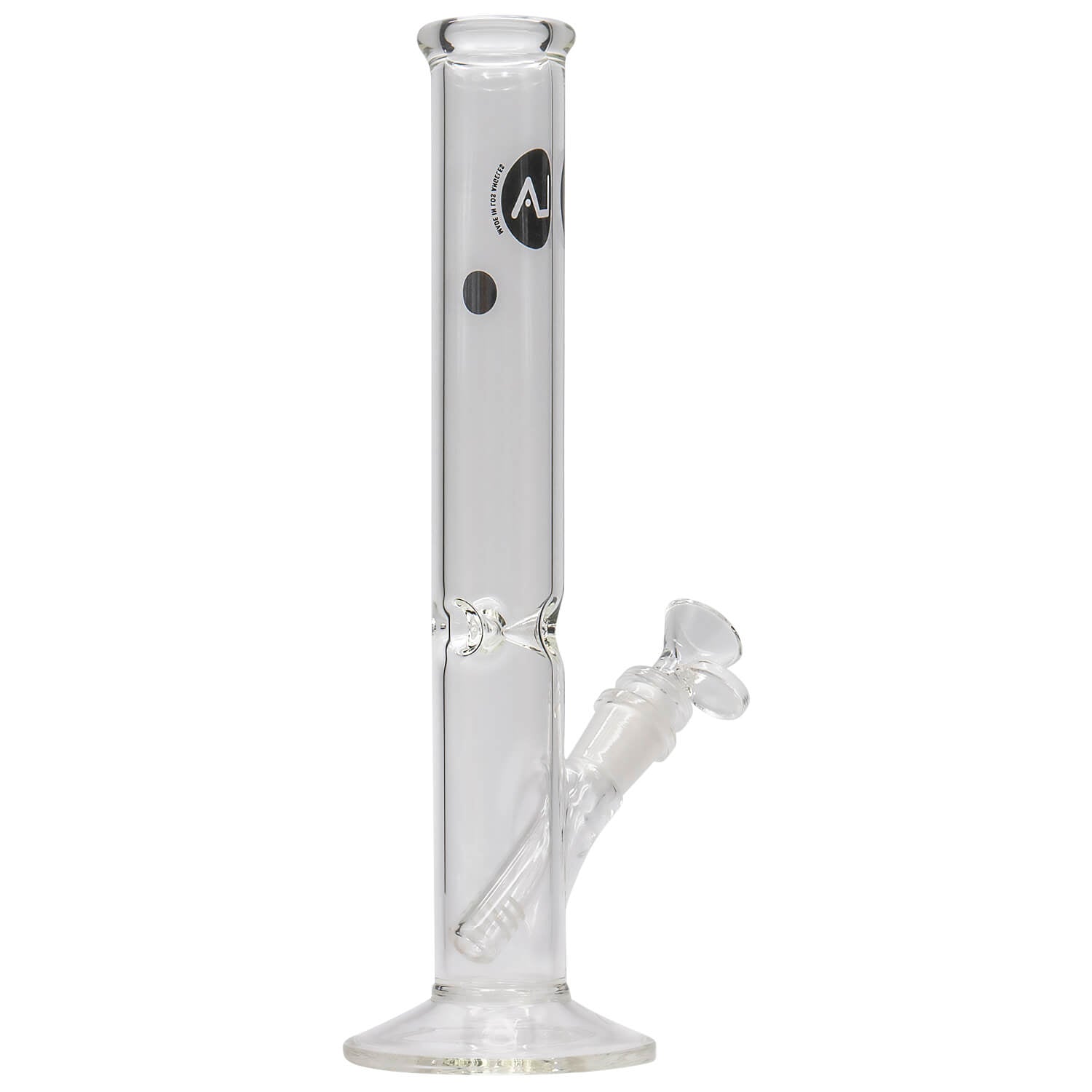 LA Pipes 12" Clear Straight Shot Bong (ONLINE ONLY)