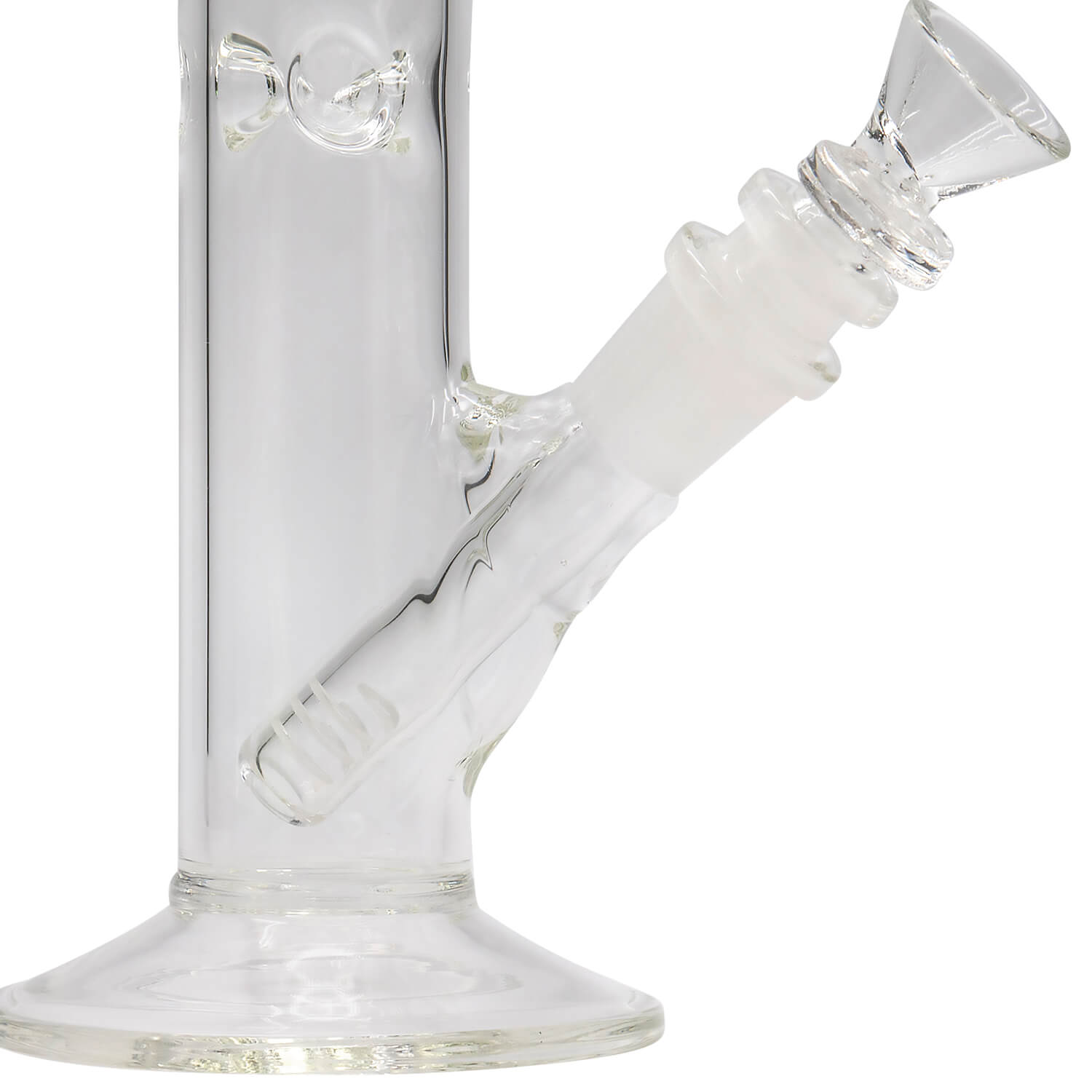 LA Pipes 12" Clear Straight Shot Bong (ONLINE ONLY)