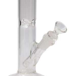 LA Pipes 12" Clear Straight Shot Bong (ONLINE ONLY)