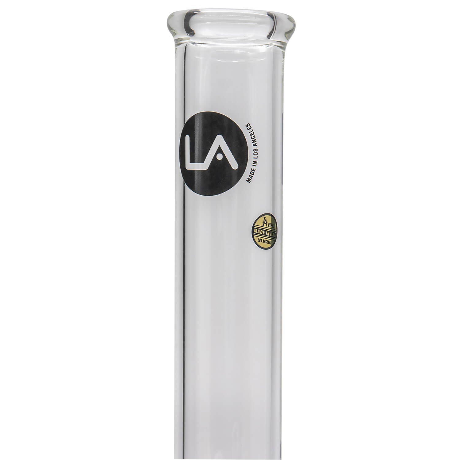 LA Pipes 12" Clear Straight Shot Bong (ONLINE ONLY)