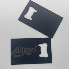 Engravable Card Style Bottle Opener Plain