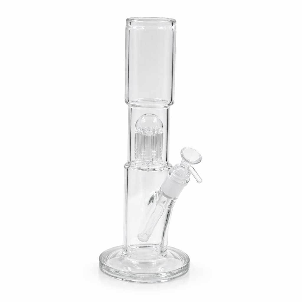ClearStack 12” Straight Tube Bong (ONLINE ONLY)