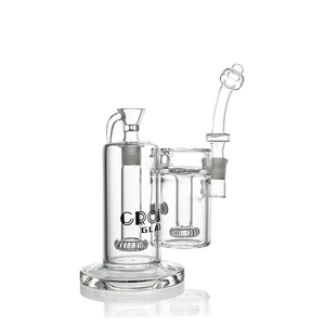 10" Dual-Chamber External Recycler Bong | Croia Glass (ONLINE ONLY)
