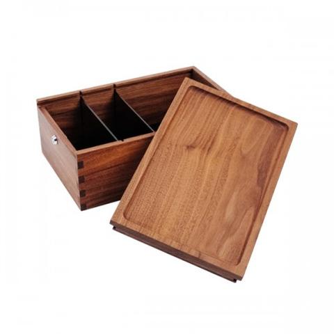 Marley Natural Lock Stash Box Black Walnut (ONLINE ONLY)
