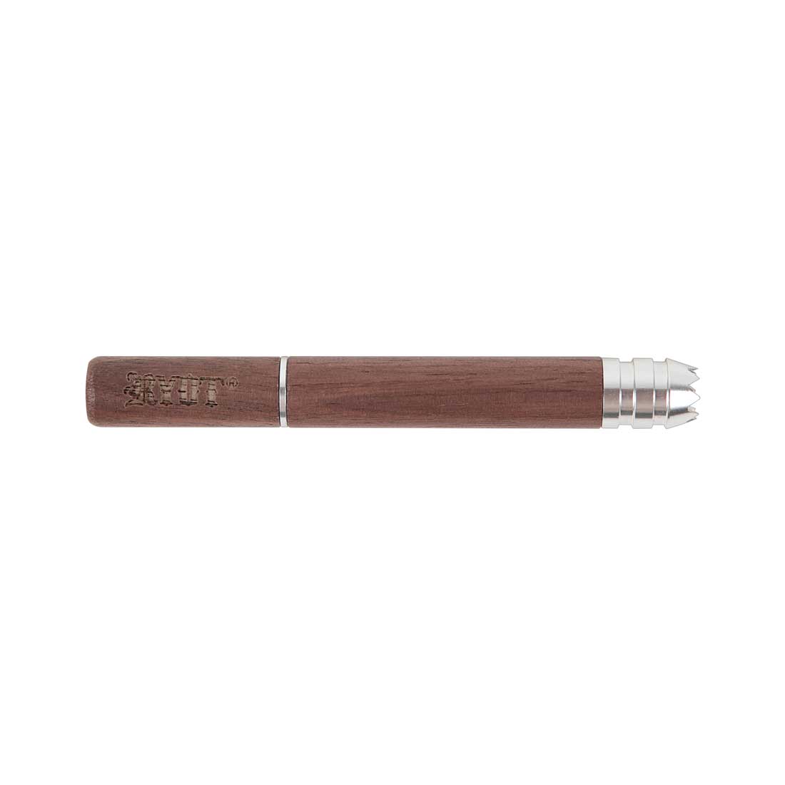 RYOT LARGE (3") WOOD TASTER TWIST WITH DIGGER TIP TUBED - Walnut