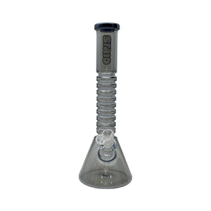 17" Ribbed Bong - Smoke