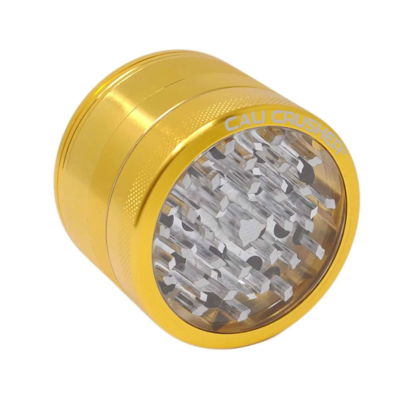 Cali Crusher 2 Inch Clear Top Grinder - Gold