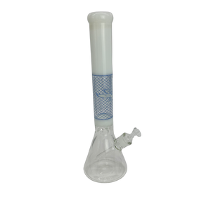 16" Colored Beaker - White