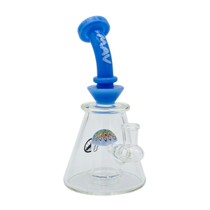 7" Wig Wag UFO Pyramid Water Pipe - Lavender
