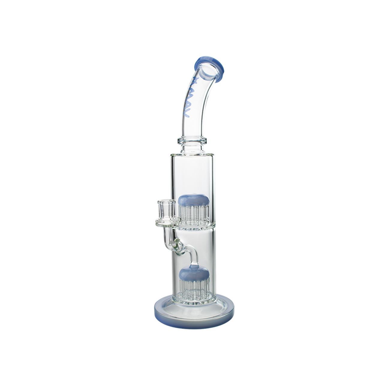 13" Double Tree Chamber Waterpipe - Purple