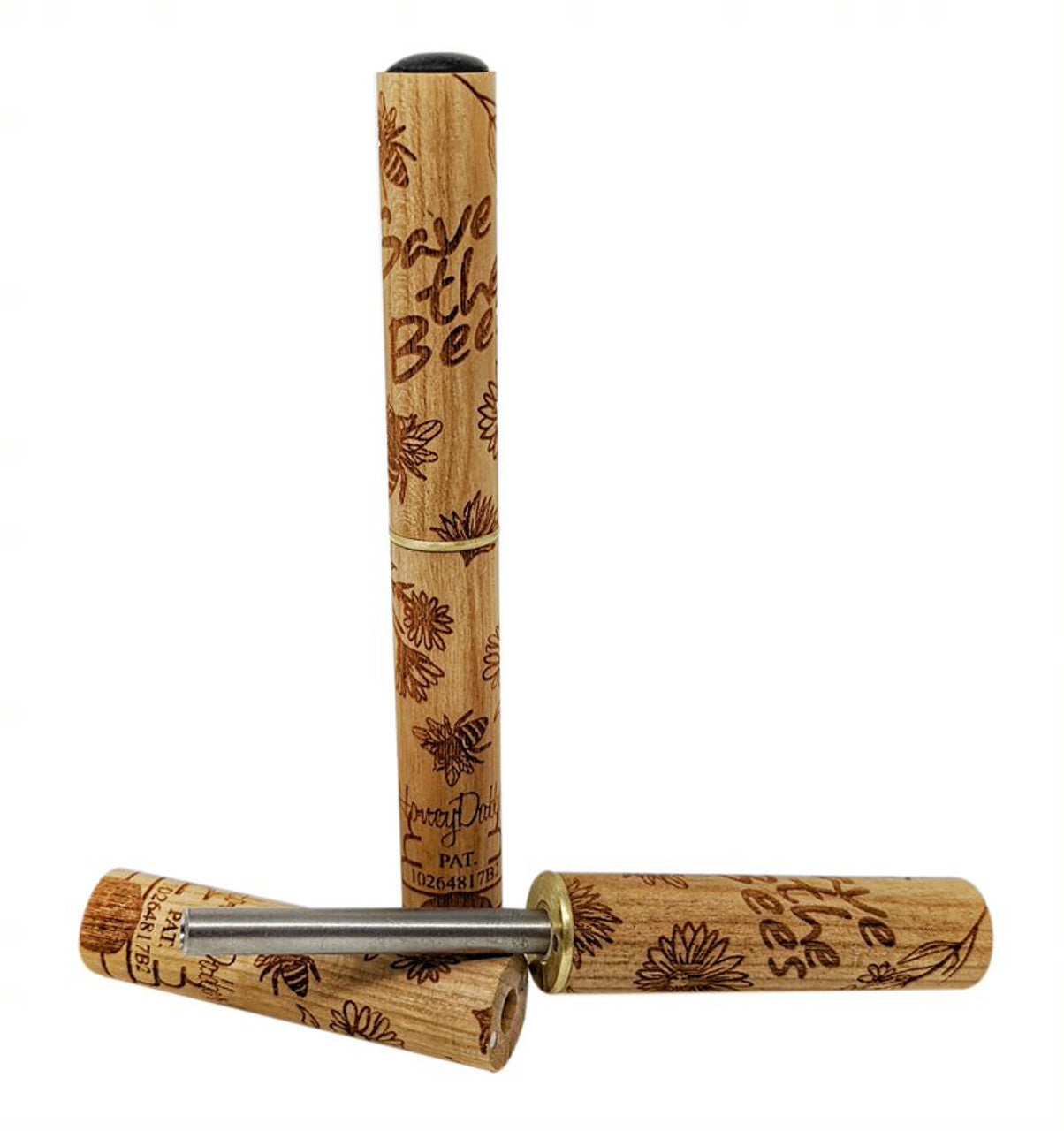 Honey Labs Honey Dabber 2 Save The Bees Edition - Quartz