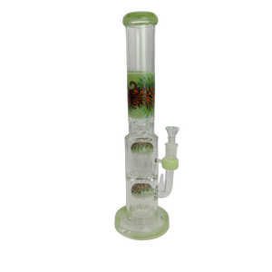 Wag Wig Double Tree Perc Bong (Online Only) - Green
