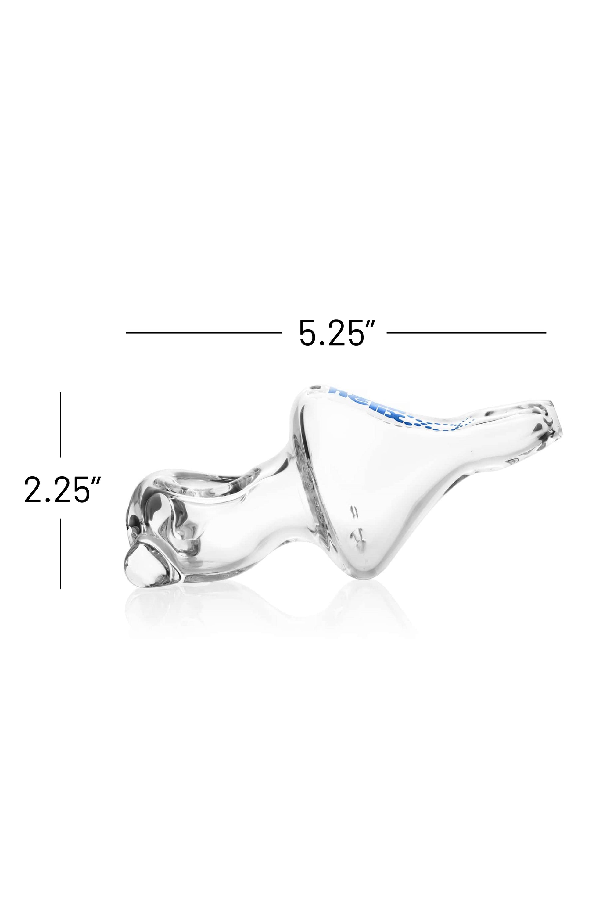 6" Helix™ Mini Hand Pipe - Clear (ONLINE ONLY)