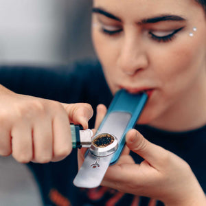 Blue Mini Genius Pipe (ONLINE ONLY)