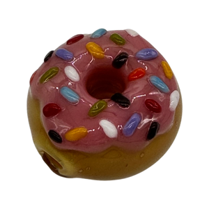 KGB Glass Donut Pipe Micro Strawberry Sprinkles