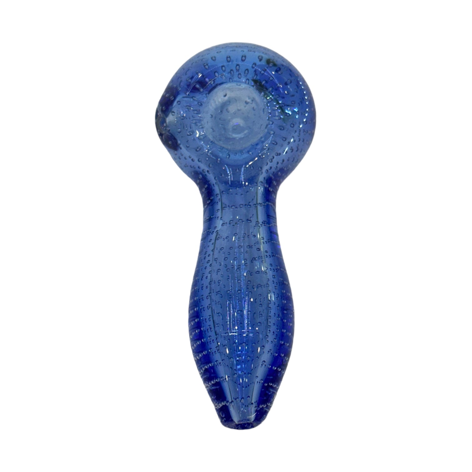 Bubble In Glass Spoon - Blue