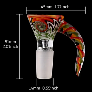 Colorful Glass Slide 14mm