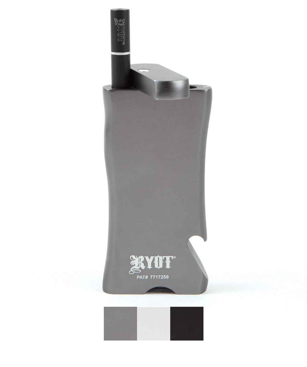 RYOT® SUPER MAGNETIC TASTER BOX WITH BOTTLE OPENER - Silver