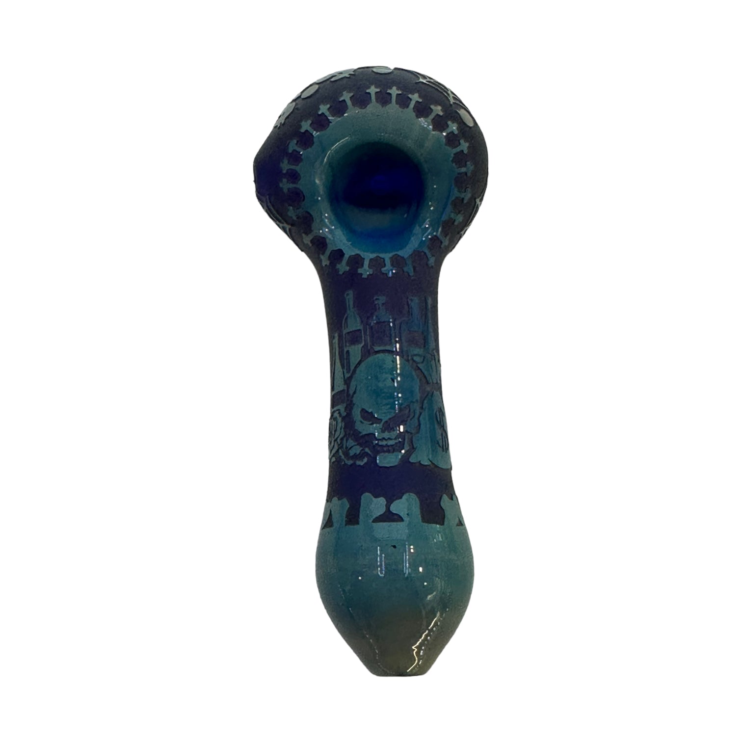 Graphic Skull Spoon - Blue