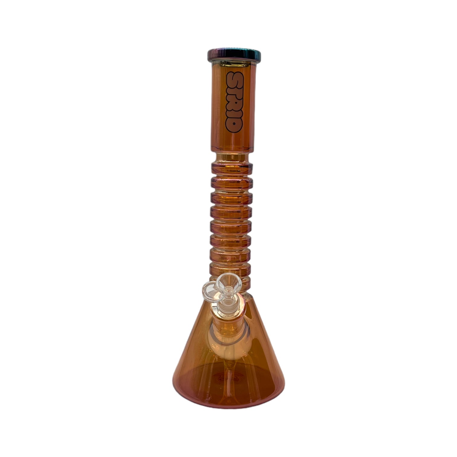 17" Ribbed Bong - Redwine