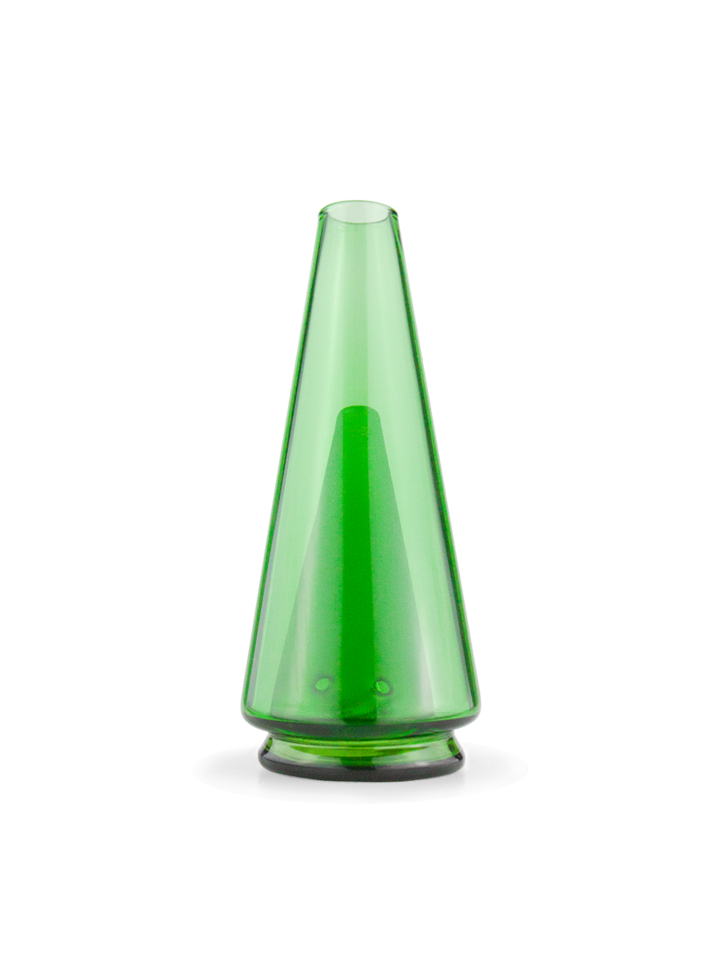 Puffco Peak Pro Glass Bubbler - Leaf Green