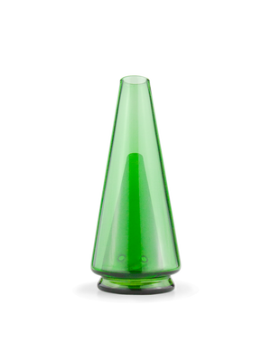 Puffco Peak Pro Glass Bubbler - Leaf Green