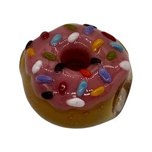 KGB Glass Donut Pipe Micro Strawberry Sprinkles