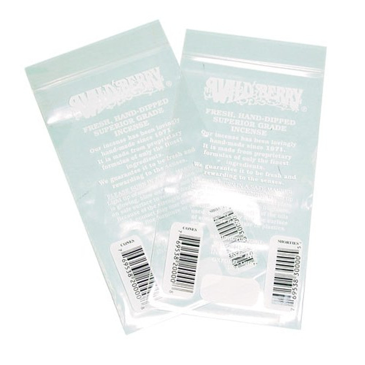 WILD BERRY® INCENSE ZIP TOP BAGS - 2X12