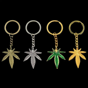 Weed Leaf Keychain