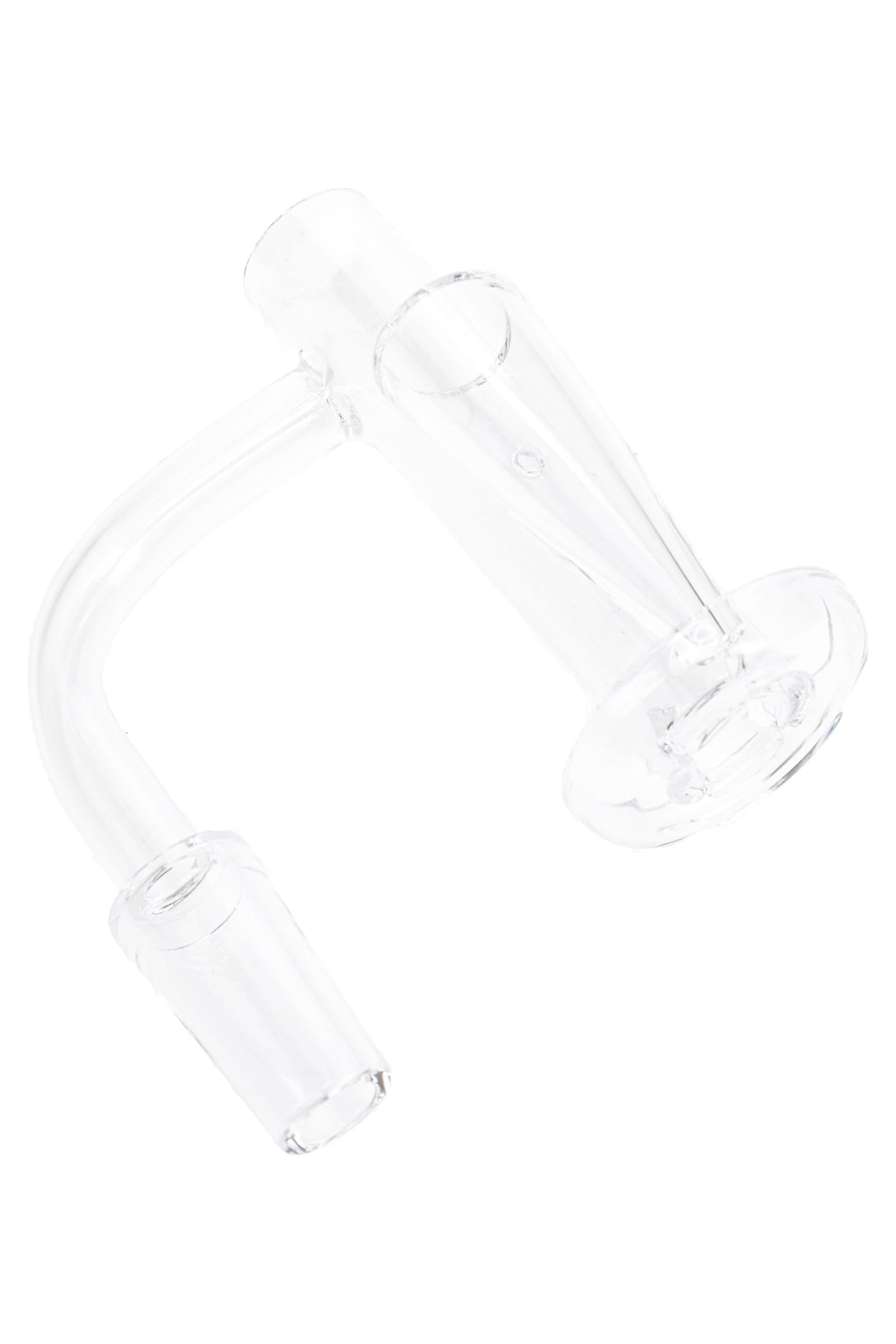 Long Neck Funnel Quartz 14.5 mm Male 90° Terp Slurper Banger (ONLINE ONLY)