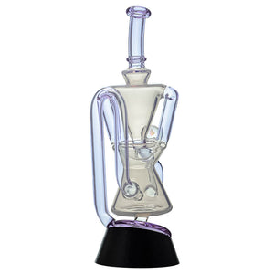 Opal White Klein Recycler W/ Amazing Tornado for Puffco Peak OG & Pro | Calibear (ONLINE ONLY)