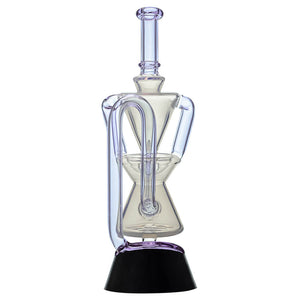 Opal White Klein Recycler W/ Amazing Tornado for Puffco Peak OG & Pro | Calibear (ONLINE ONLY)