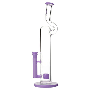 Calibear 16" Natty Neck Flower Bong | Flower of Life Perc Glass Water Pipe (ONLINE ONLY)