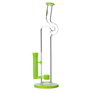 Calibear 16" Natty Neck Flower Bong | Flower of Life Perc Glass Water Pipe (ONLINE ONLY)
