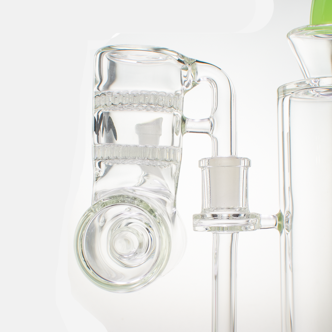 Double Honey Disc Inline Ash Catcher 14/90° (ONLINE ONLY)